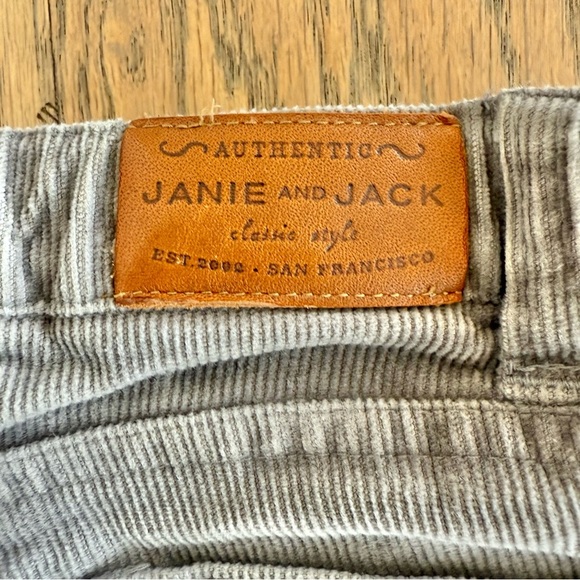 Janie and Jack Little Boys Gray Corduroy Pants Size 3 - Picture 6 of 13